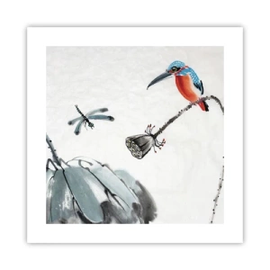 Affiche - Poster - La vie du champ - 40x40 cm