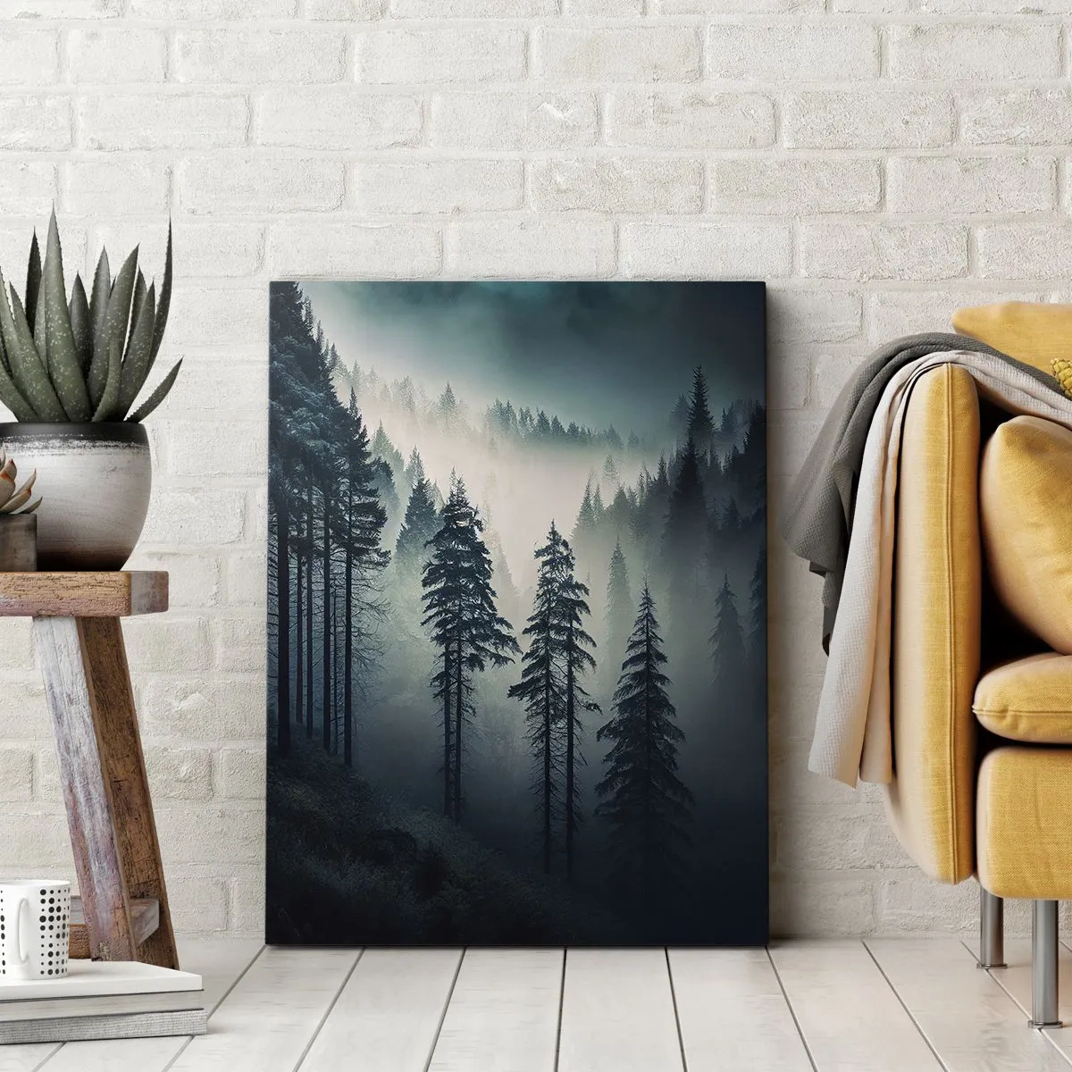 Impression sur toile - Image sur toile - Matin de montagne - 45x80 cm