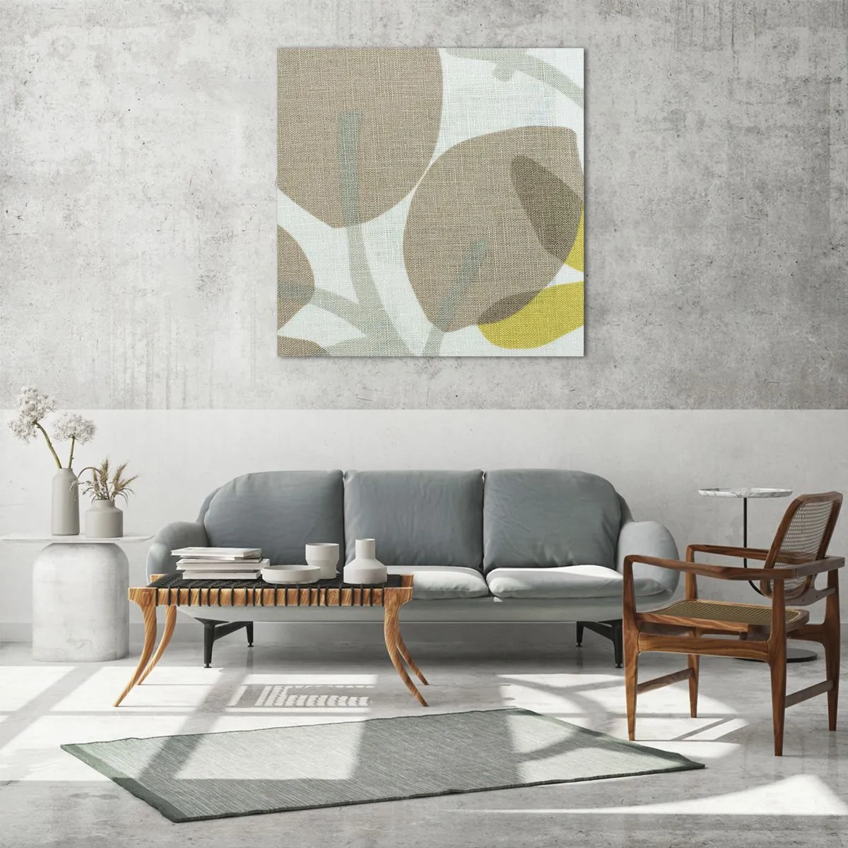 Impression sur verre - Image sur verre - Composition en plein soleil - 50x50 cm