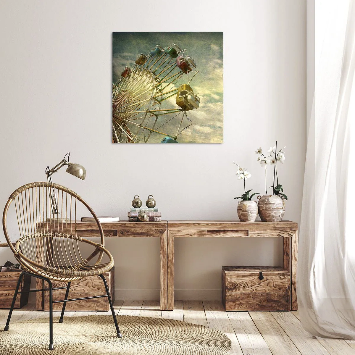 Impression sur toile - Image sur toile - On va faire la fête - 70x70 cm