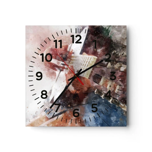 Horloge murale - Pendule murale - Et qu'en pensez-vous ? - 40x40 cm