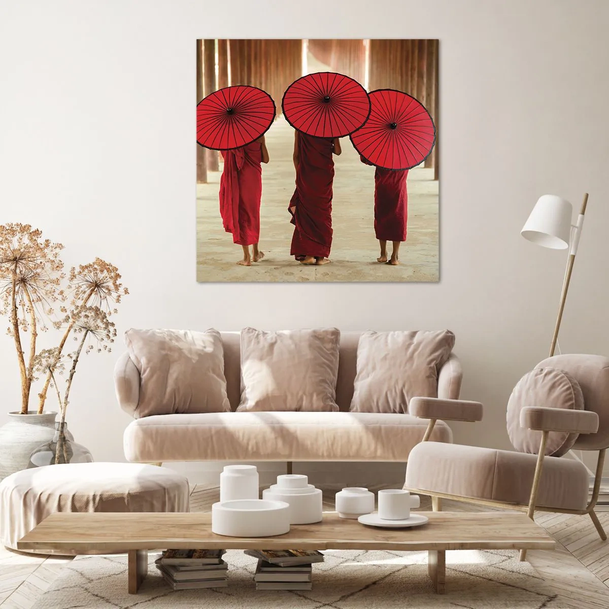 Impression sur toile - Image sur toile - Sur la route du pays pure - 40x40 cm