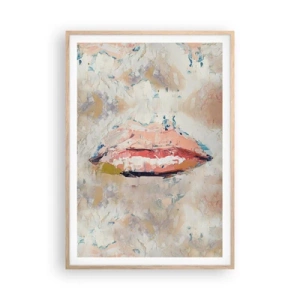 Affiche dans un chêne clair - Poster - Éveil la pensée - 70x100 cm