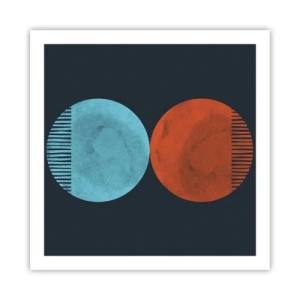 Affiche - Poster - Seulement la géométrie ? - 60x60 cm