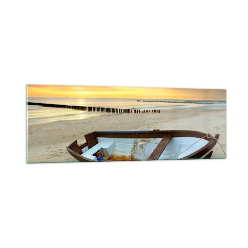 Impression sur verre - Image sur verre - Il n'y a pas de plus belles plages - 90x30 cm