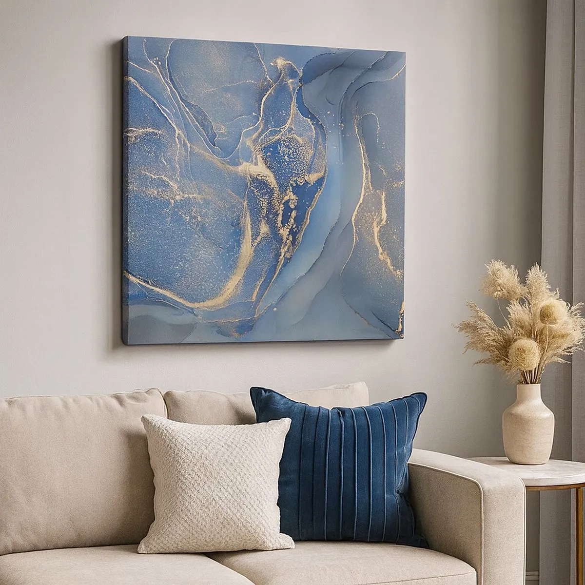 Impression sur toile - Image sur toile - Poussière d'or - 30x30 cm