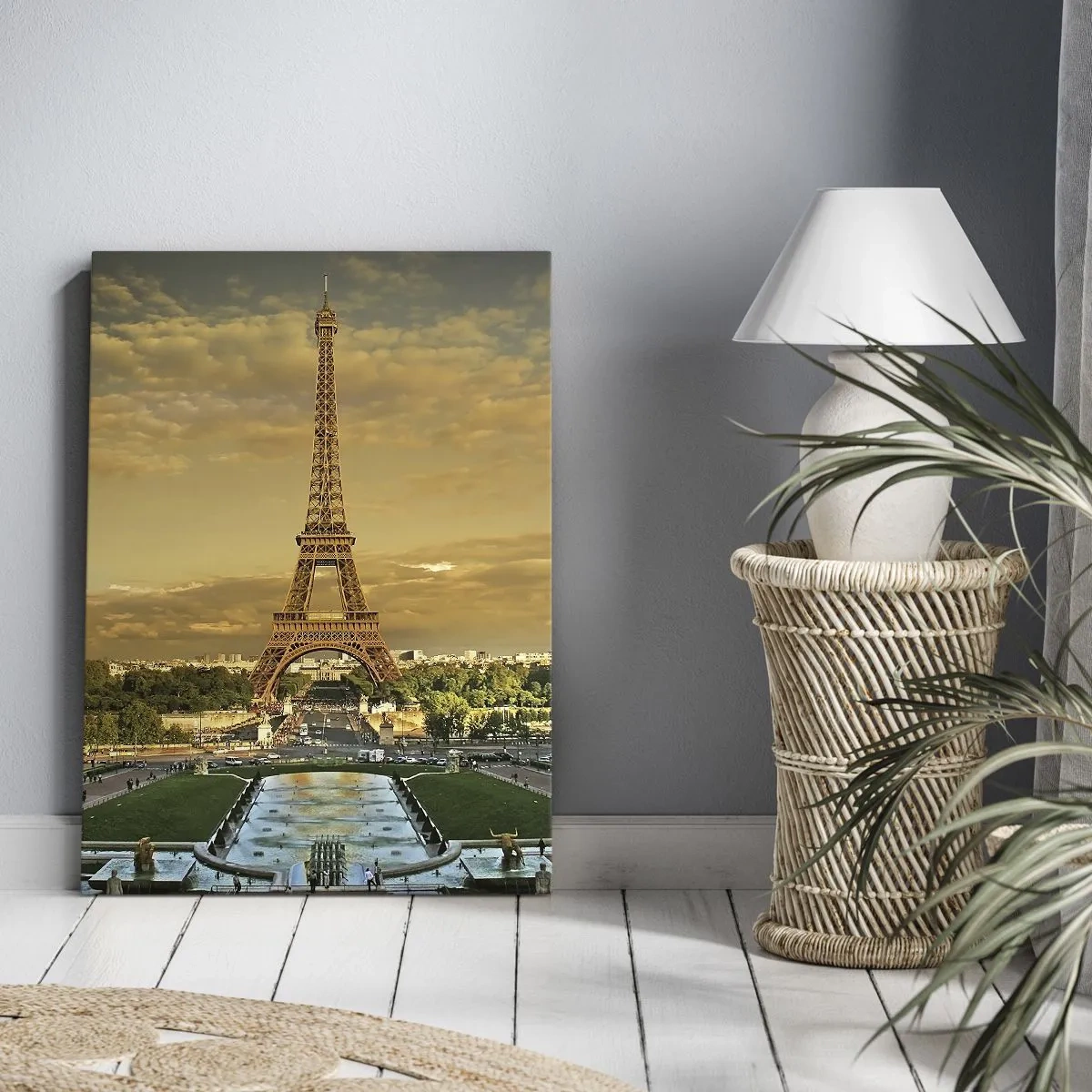 Impression sur toile - Image sur toile - La reine de Paris - 65x120 cm