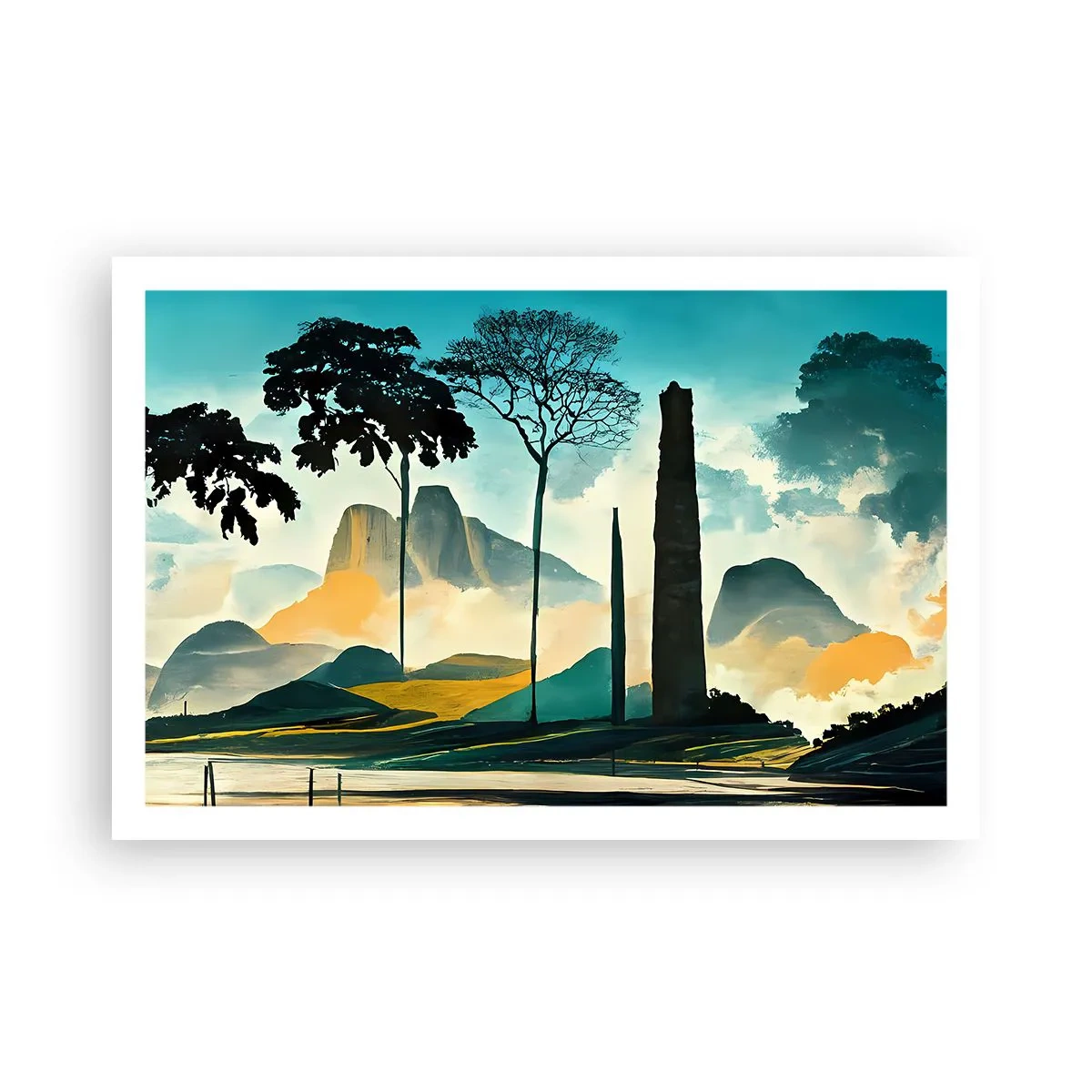 Affiche - Poster - Toujours de plus en plus haut - 91x61 cm