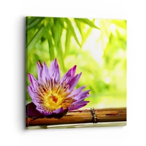 Impression sur toile - Image sur toile - Sous le soleil asiatique - 30x30 cm