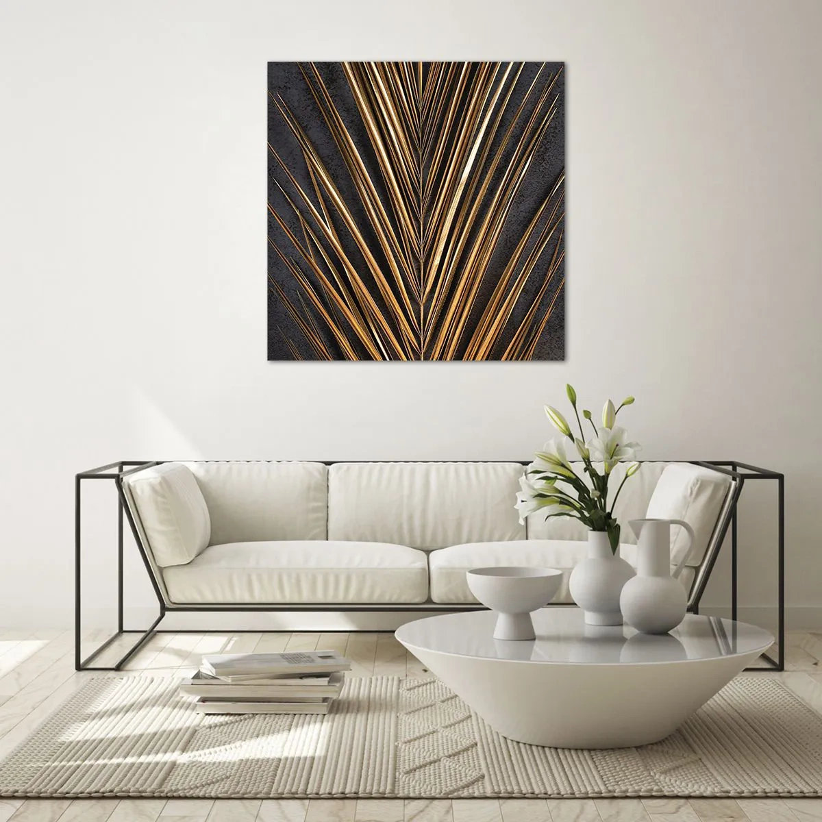 Impression sur verre - Image sur verre - L'or des tropiques - 70x70 cm