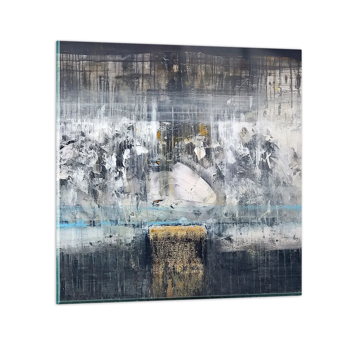 Impression sur verre - Image sur verre - Comme sur la glace, comme après décembre - 30x30 cm