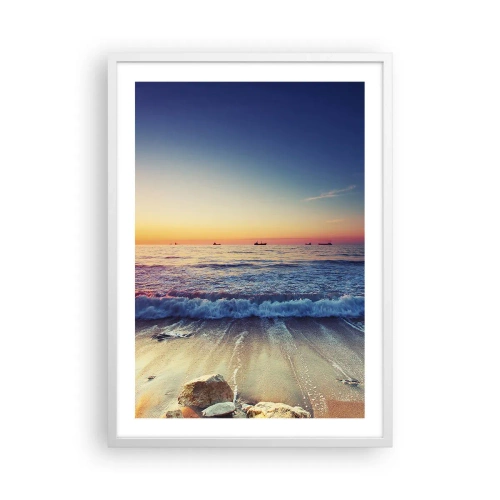 Affiche dans un cadre blanc - Poster - Mais quel horizon ? - 50x70 cm