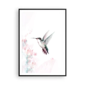 Affiche dans un cadre noir - Poster - Immortalisé dans un battement - 70x100 cm