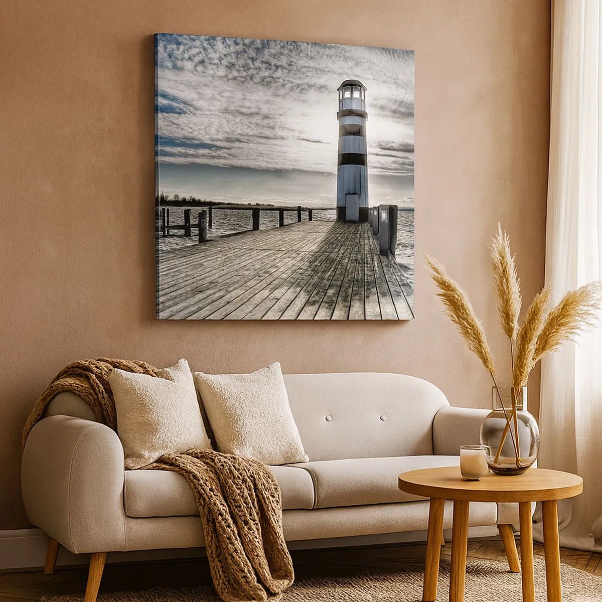 Impression sur toile - Image sur toile - Marins, je vous attend - 30x30 cm