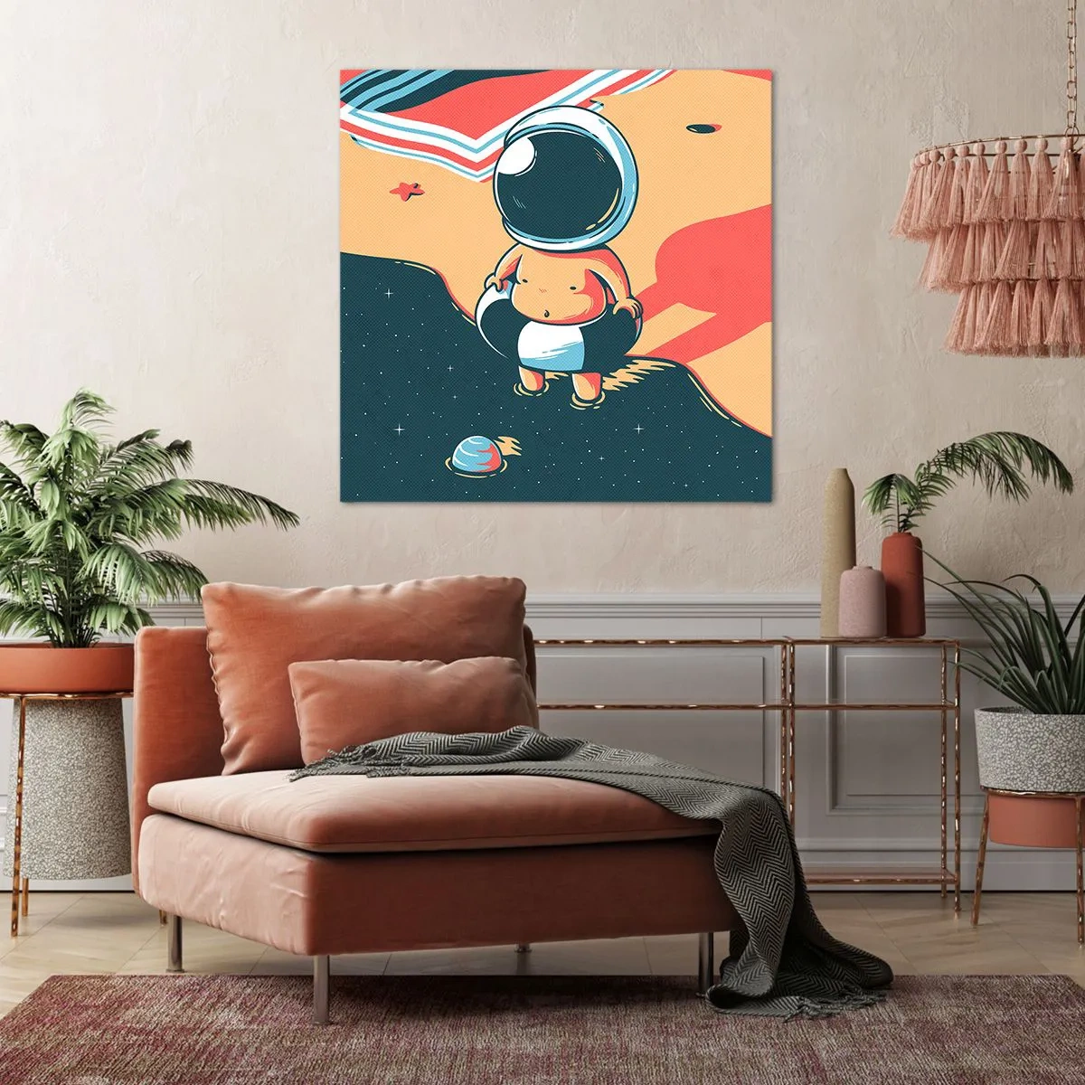 Impression sur toile - Image sur toile - Suivant une autre perspective - 30x30 cm