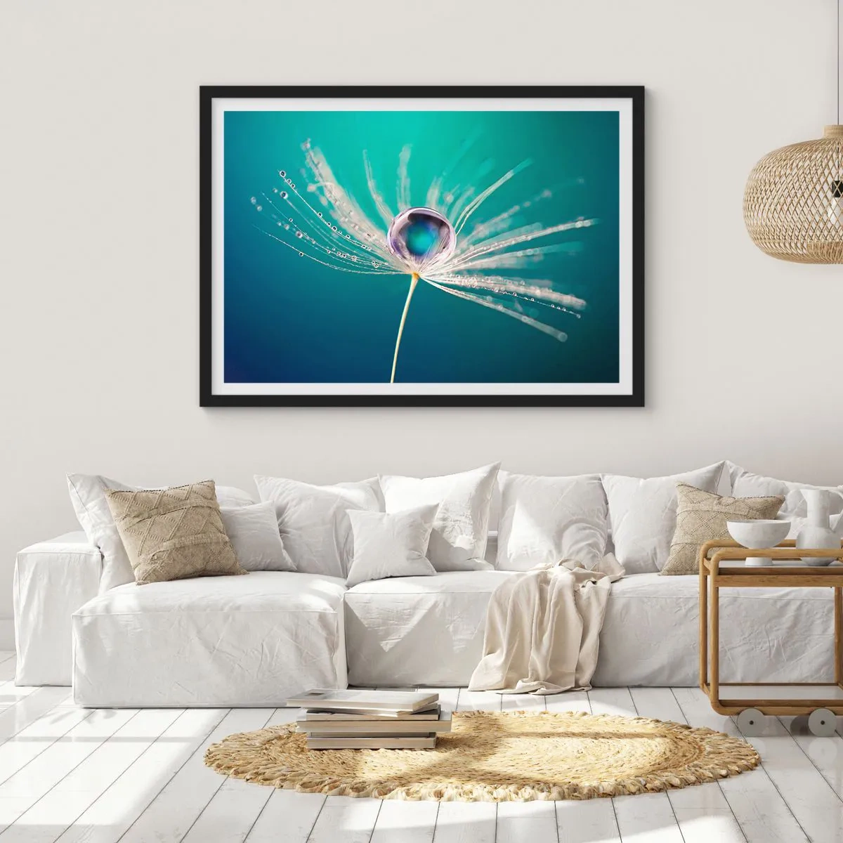 Affiche dans un cadre noir - Poster - Moment mystique - 40x30 cm