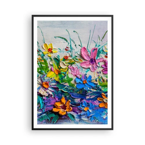 Affiche dans un cadre noir - Poster - Absolument pas une nature morte - 70x100 cm