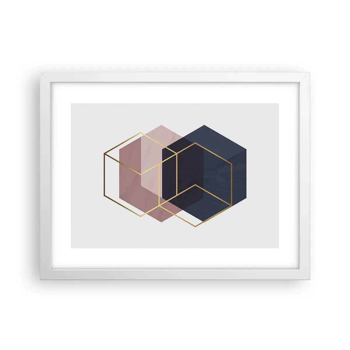 Affiche dans un cadre blanc - Poster - Le pouvoir de la simplicité - 40x30 cm