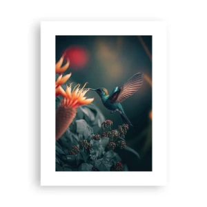 Affiche - Poster - une vie vraiment colorée - 30x40 cm