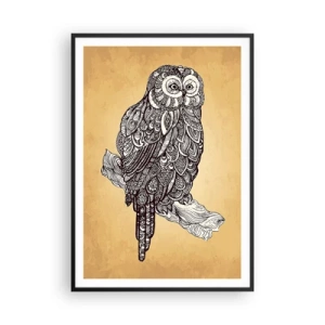 Affiche dans un cadre noir - Poster - Ornements complexes de sagesse - 70x100 cm