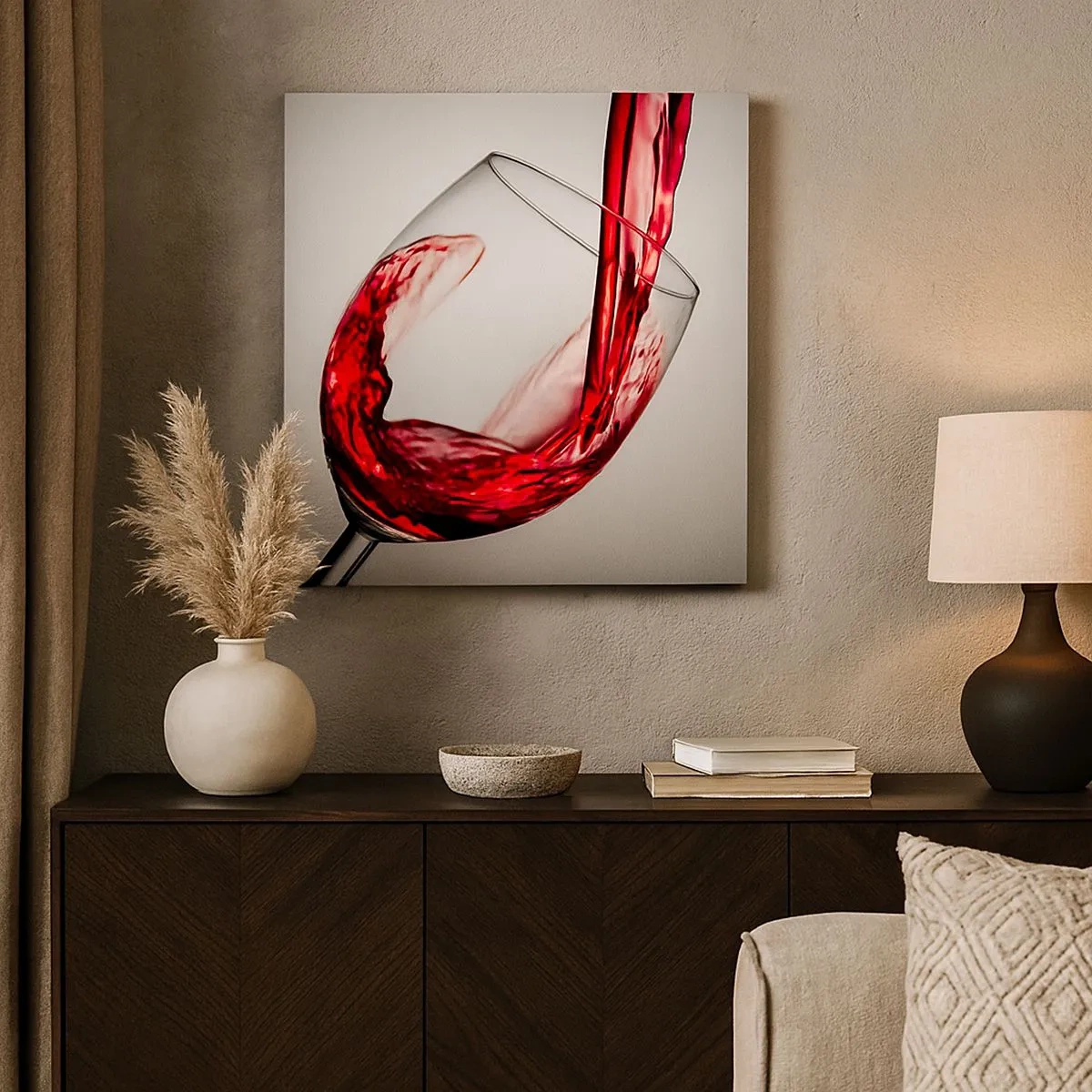 Impression sur toile - Image sur toile - Nuance - mouvement - son - 30x30 cm