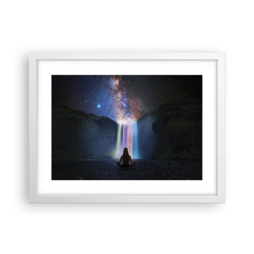 Affiche dans un cadre blanc - Poster - Harmonie absolue - 40x30 cm