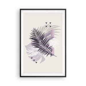 Affiche dans un cadre noir - Poster - L'ombre de l'obscurité - 61x91 cm