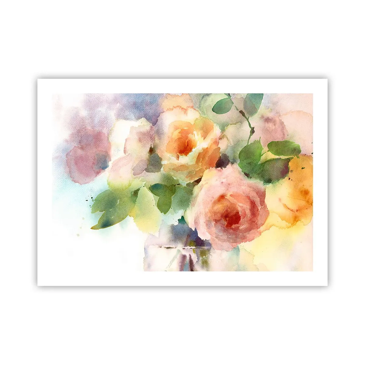Affiche - Poster - Délicat comme l'aquarelle - 70x50 cm