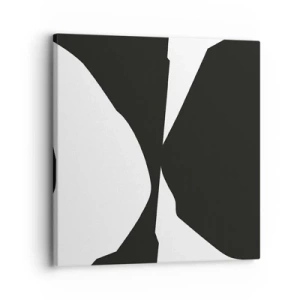 Impression sur toile - Image sur toile - Positif négatif - 30x30 cm