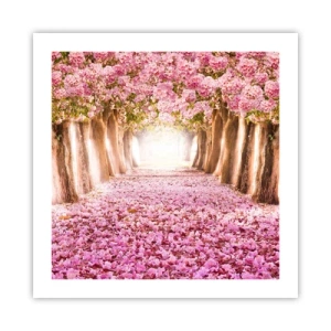 Affiche - Poster - La route du paradis - 50x50 cm