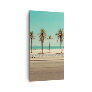 Impression sur toile - Image sur toile - Gardien de plage - 65x120 cm