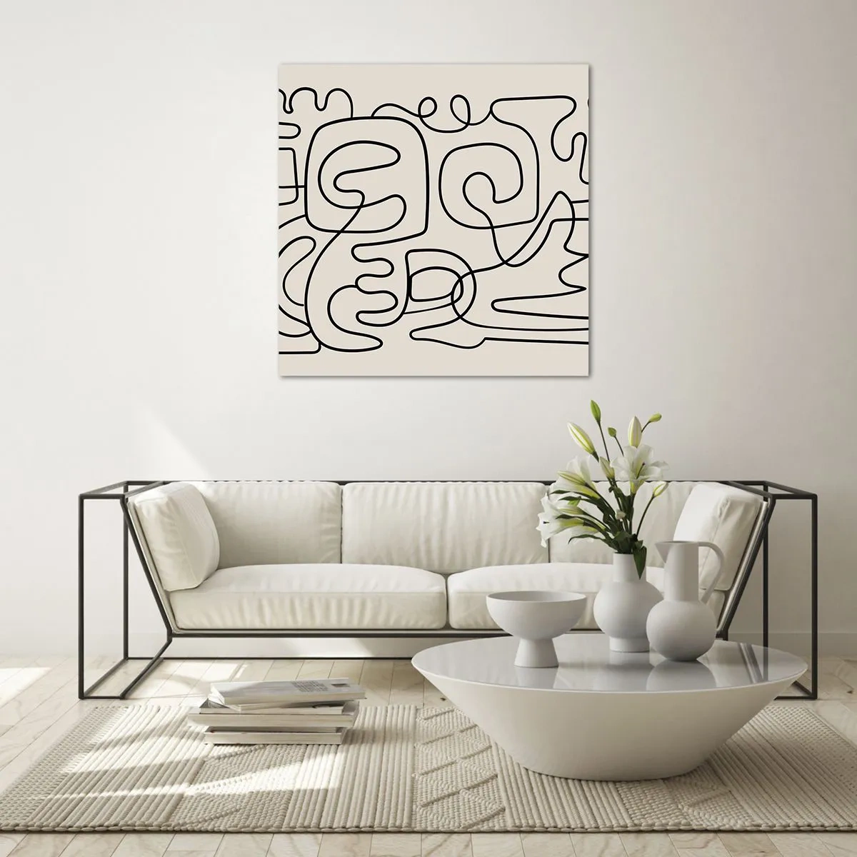 Impression sur verre - Image sur verre - Suivez les indices - 40x40 cm