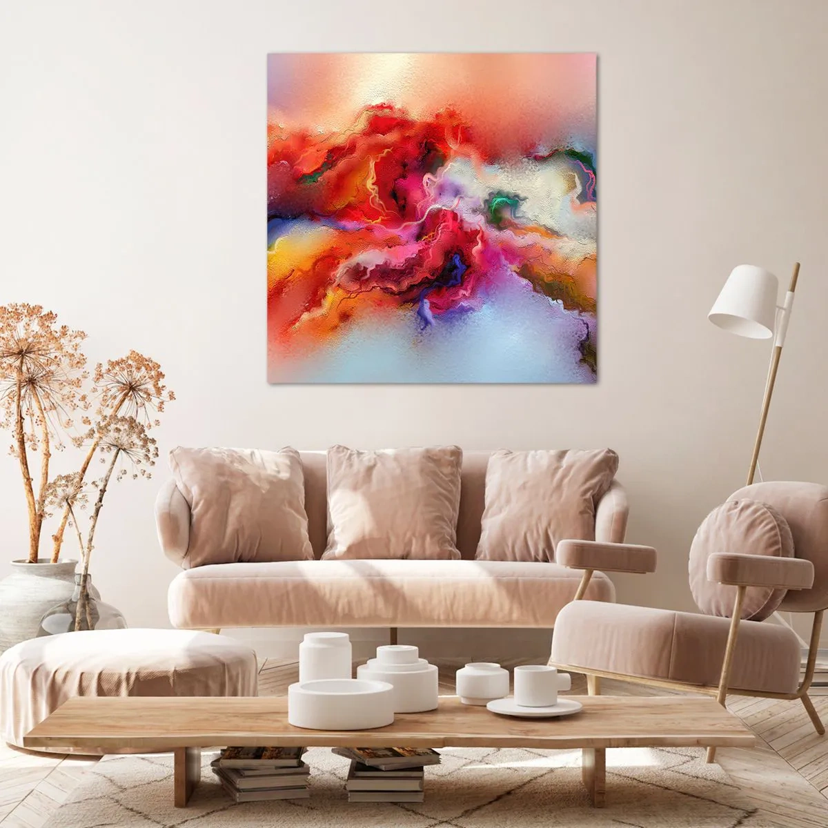 Impression sur toile - Image sur toile - Comment attraper des rêves - fumée - 50x50 cm