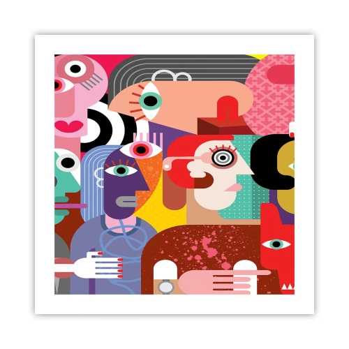 Affiche - Poster - Nous par M. Picasso - 50x50 cm