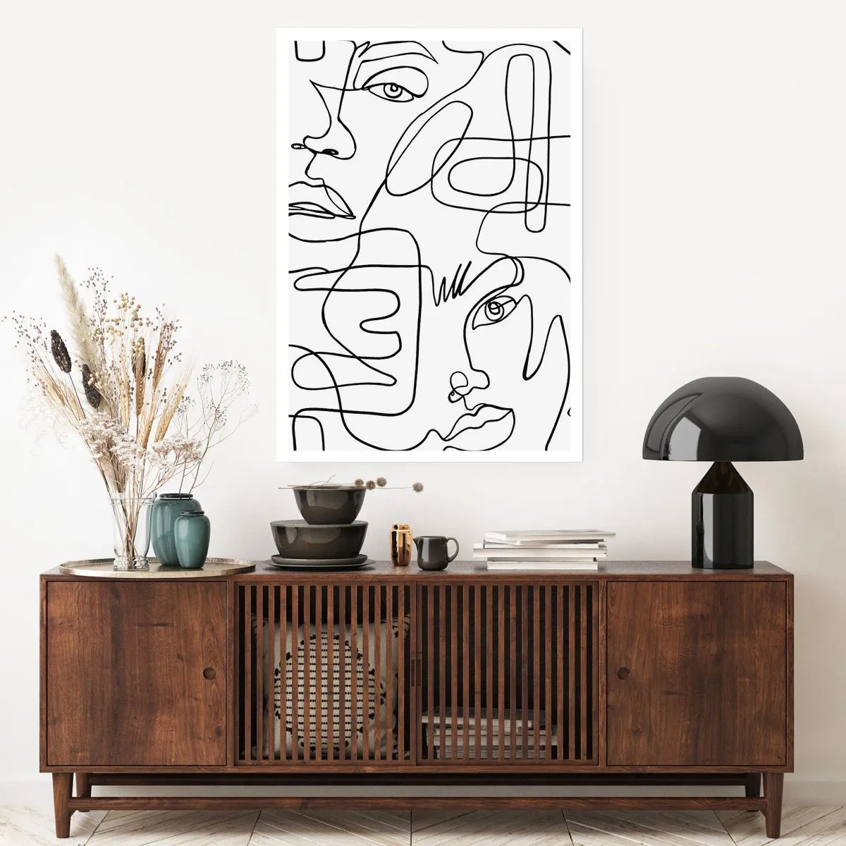 Affiche - Poster - Dans des émotions enchevêtrées - 30x40 cm