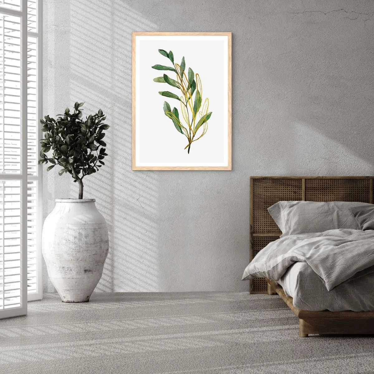 Affiche dans un chêne clair - Poster - Tout ce qui est bon - 30x40 cm