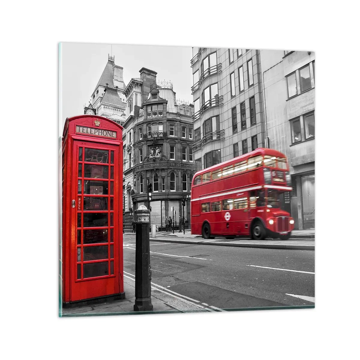 Impression sur verre - Image sur verre - Le plus rouge d'Europe - 50x50 cm