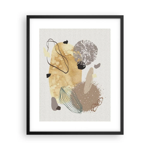 Affiche dans un cadre noir - Poster - Plumcologie appliquée - 40x50 cm