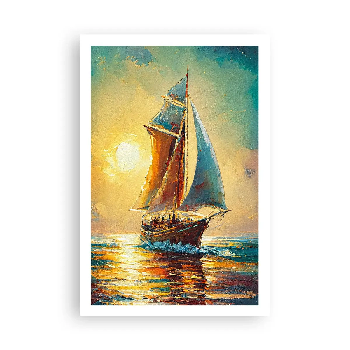 Affiche - Poster - Toutes voiles dehors - 61x91 cm