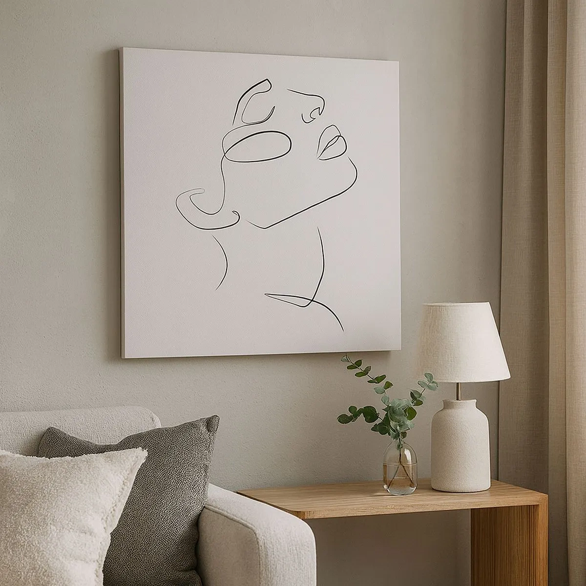 Impression sur toile - Image sur toile - Méandre du rêve - 30x30 cm