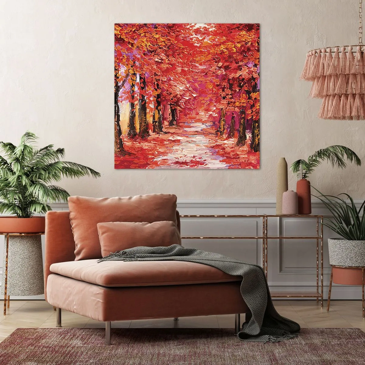 Impression sur toile - Image sur toile - Impression d'automne - 50x50 cm