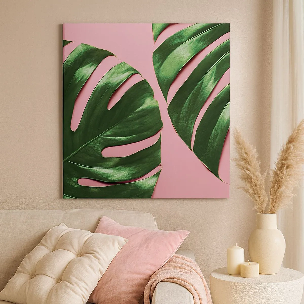 Impression sur toile - Image sur toile - Rendez-vous vert - 30x30 cm