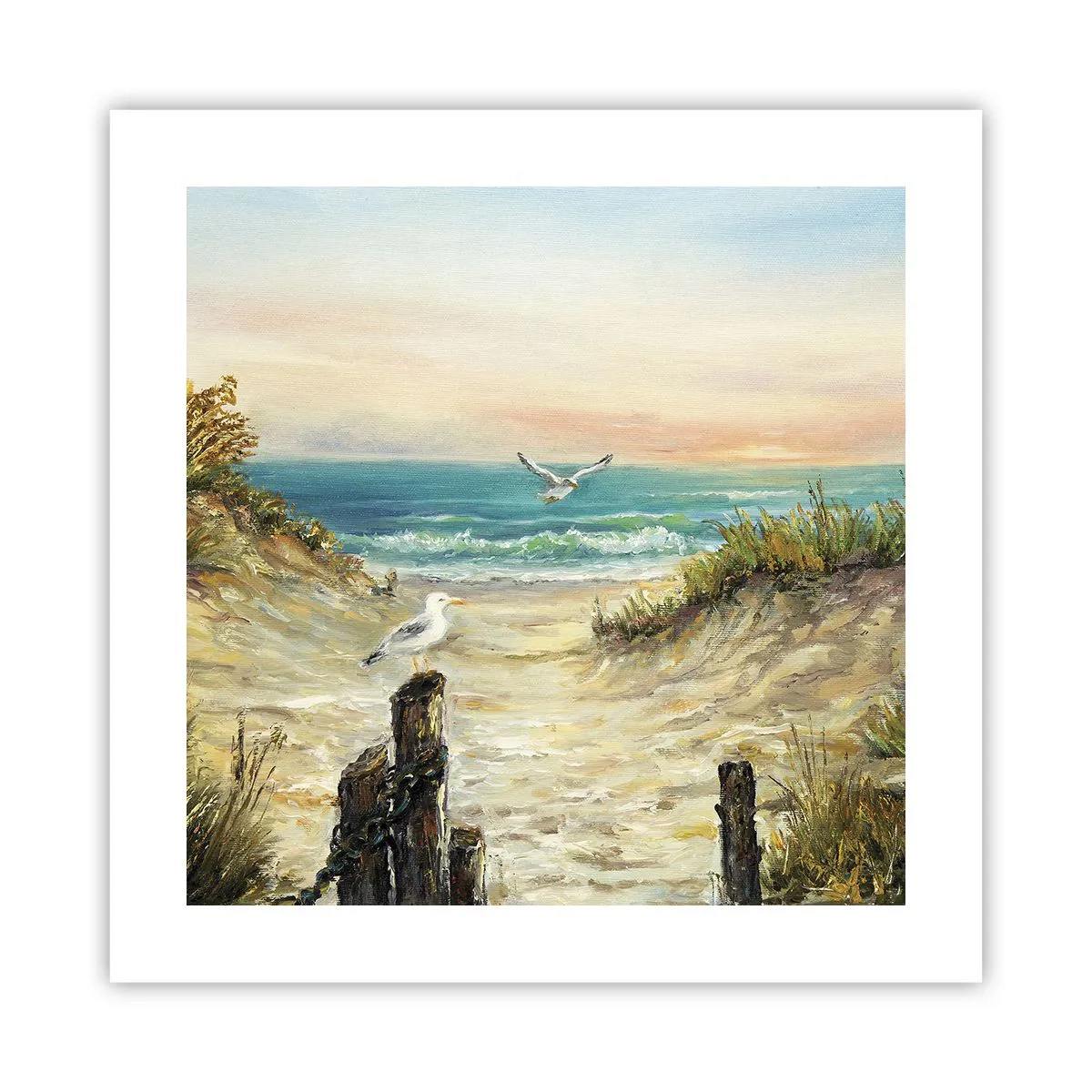 Affiche - Poster - Retraite au calme - 40x40 cm