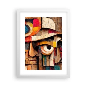 Affiche dans un cadre blanc - Poster - Je te vois… - 30x40 cm