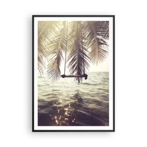 Affiche dans un cadre noir - Poster - Vous pouvez vous balancer dans les nuages ​​à volonté - 70x100 cm