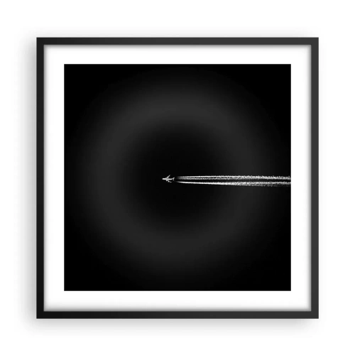 Affiche dans un cadre noir - Poster - Dans une autre dimension - 50x50 cm