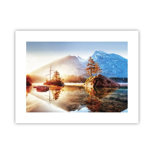 Affiche - Poster - La nature sous un nouveau jour - 40x30 cm