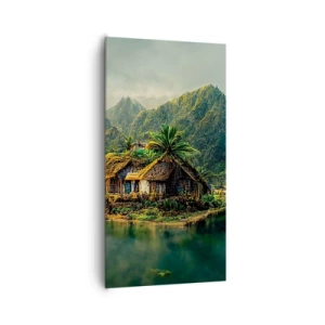 Impression sur toile - Image sur toile - Paradis tropical - 65x120 cm