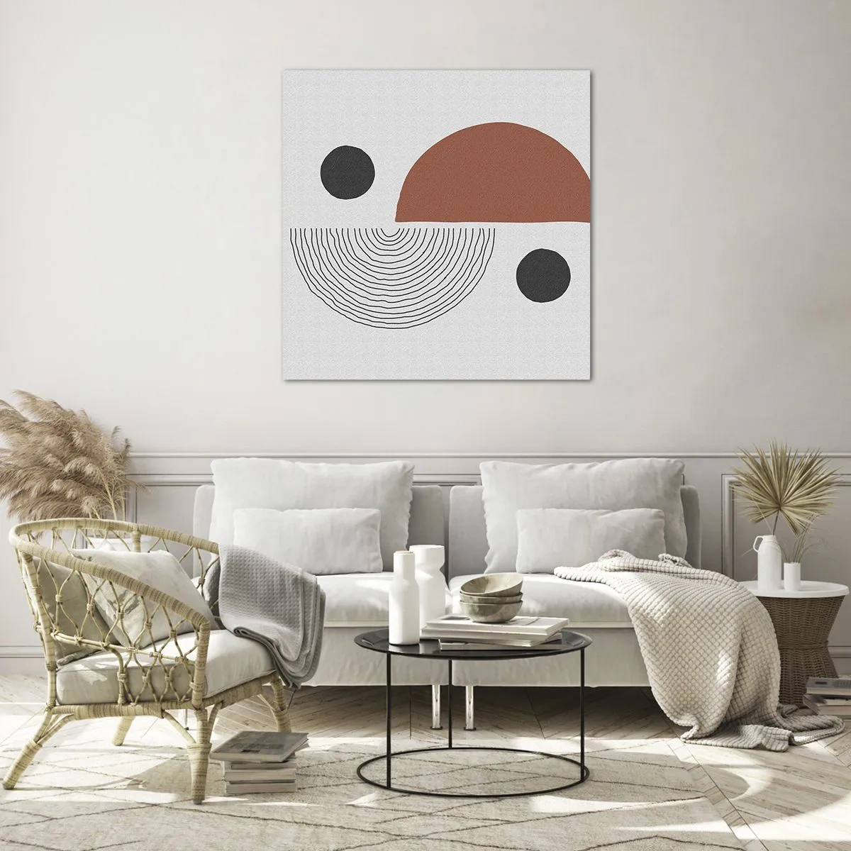 Impression sur verre - Image sur verre - Perfection de la roue - 40x40 cm