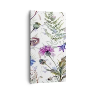 Impression sur toile - Image sur toile - Herbier polonais - 55x100 cm